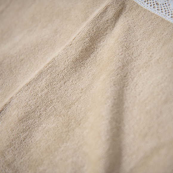 Vintage Terry Cloth & Lace Hand Towels/Placemats Set of 3 - Picture 2 of 7